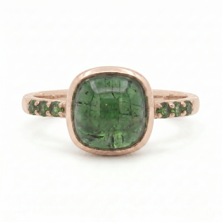 Ring Rosalia mit grünem Turmalin