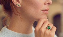 Ring Rosalia mit grünem Turmalin