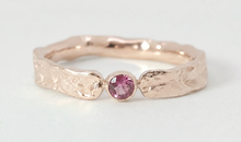 Ring KEENAN 5 mm mit  Rosaturmalin