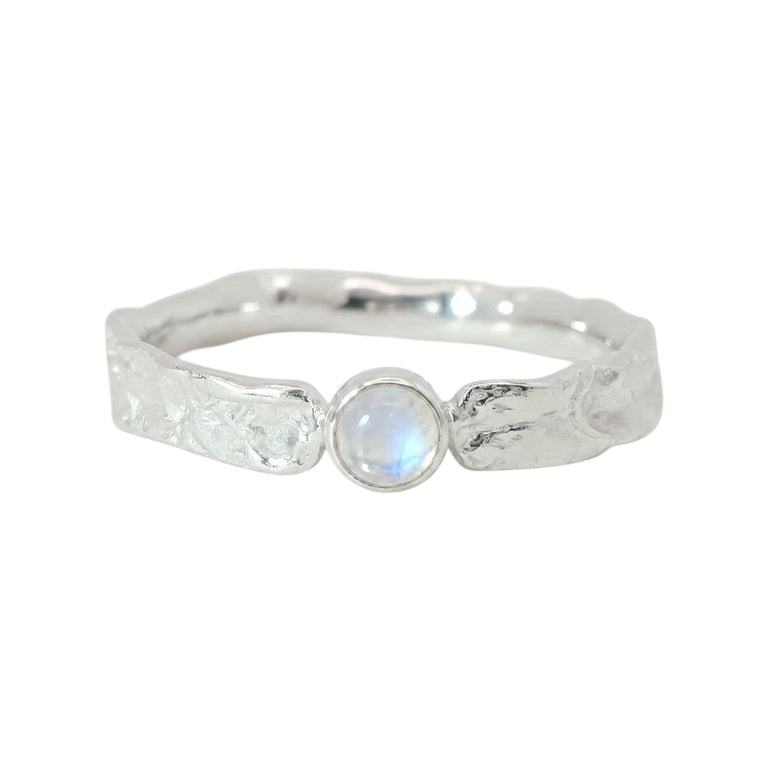 Ring KEENAN 5 mm mit  Mondstein