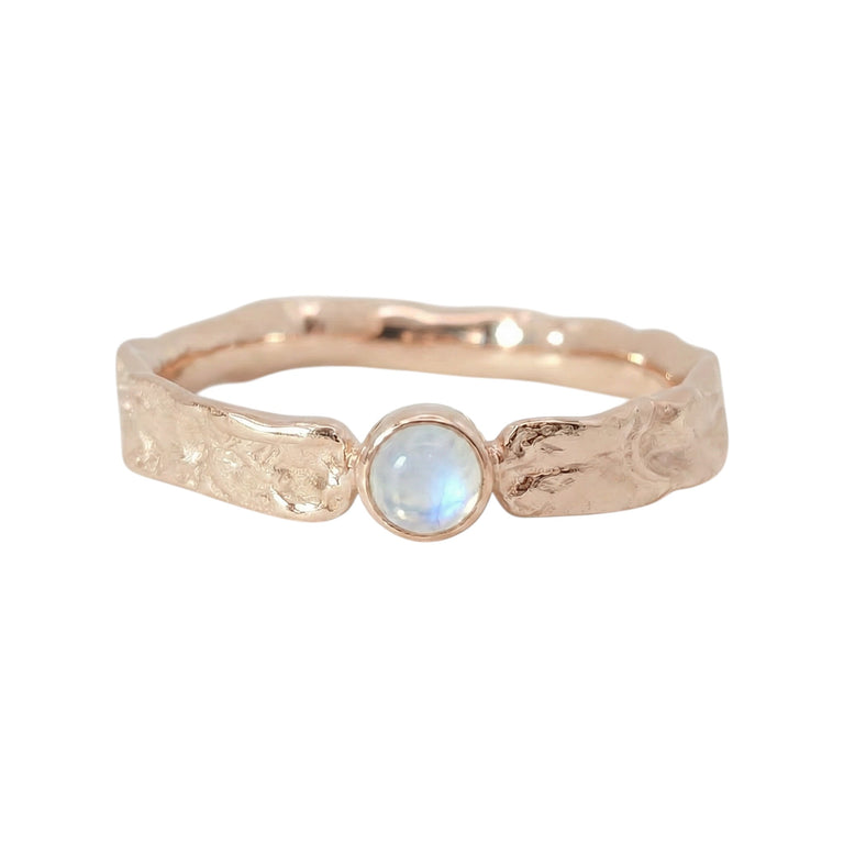 Ring KEENAN 5 mm mit  Mondstein