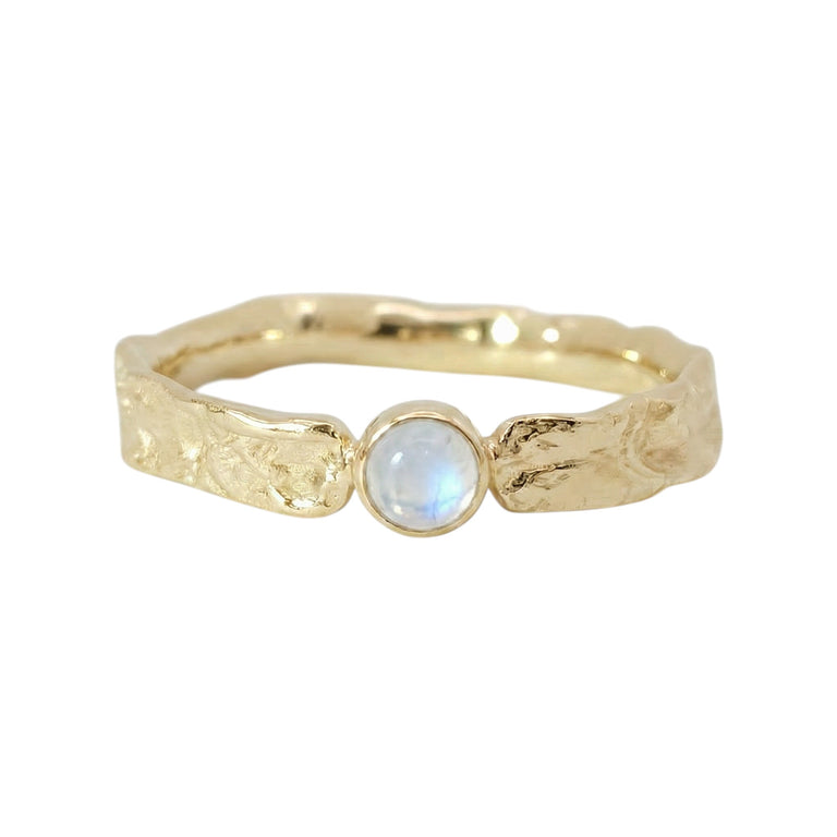 Ring KEENAN 5 mm mit  Mondstein