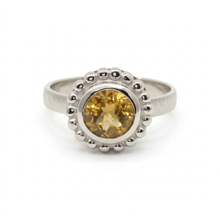 Ring Orbis mit Citrin