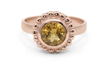 Ring Orbis mit Citrin