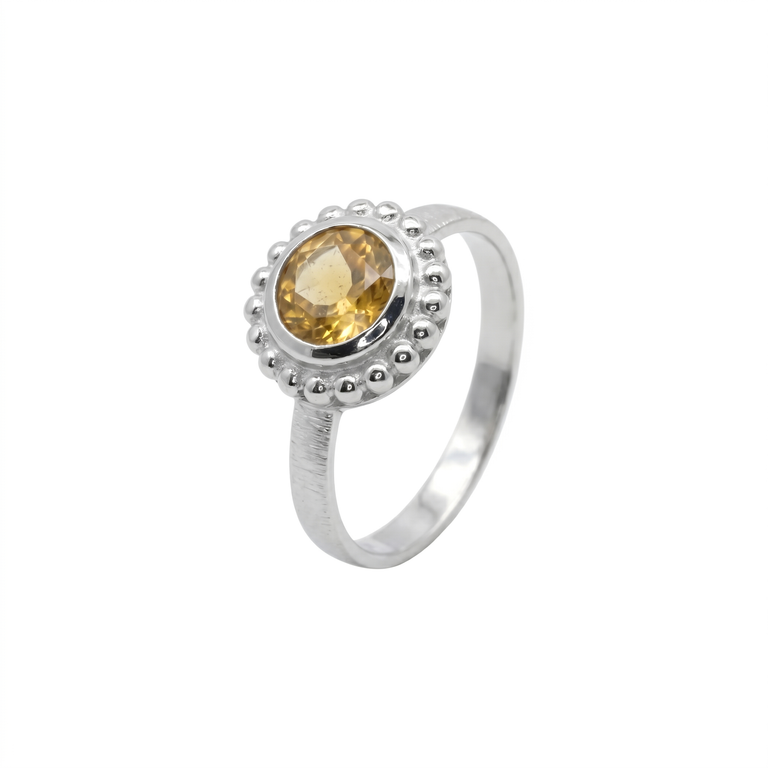 Ring Orbis mit Citrin
