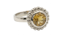 Ring Orbis mit Citrin