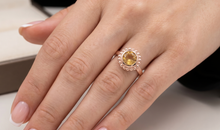Ring Orbis mit Citrin