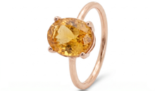 Ring LAURENCE mit Citrin