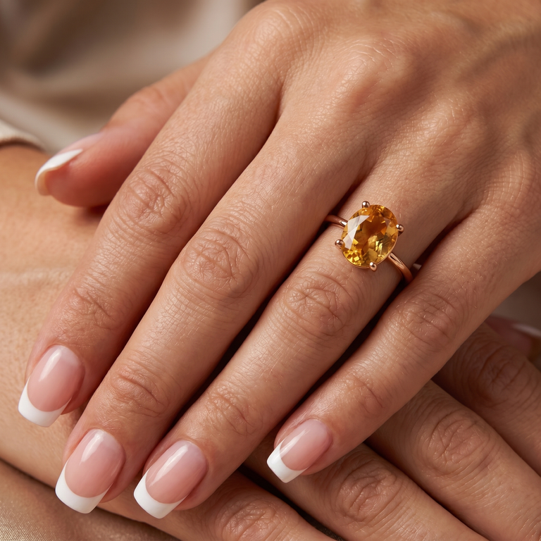 Ring LAURENCE mit Citrin