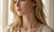 Asymmetrische Namenskette mit Herz – individuell & modern