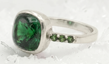 Ring Rosalia mit grünem Turmalin