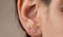 Ohrstecker DIANA mit Diamant Full Cut 2.5 mm 18 K Gelbgold
