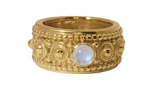 Ring Talina mit Regenbogen-Mondstein