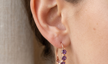 Creolen HARRIET Amethyste 20 mm