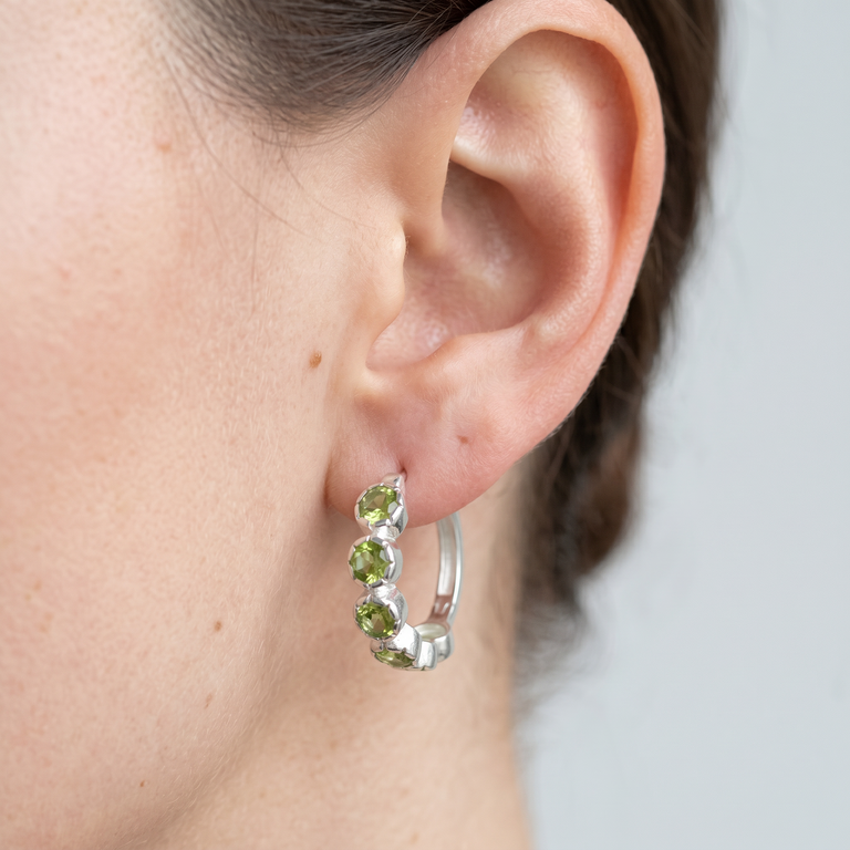 Creolen HARRIET Peridote 20 mm