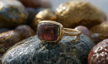Ring LIVIA rosa Turmalin