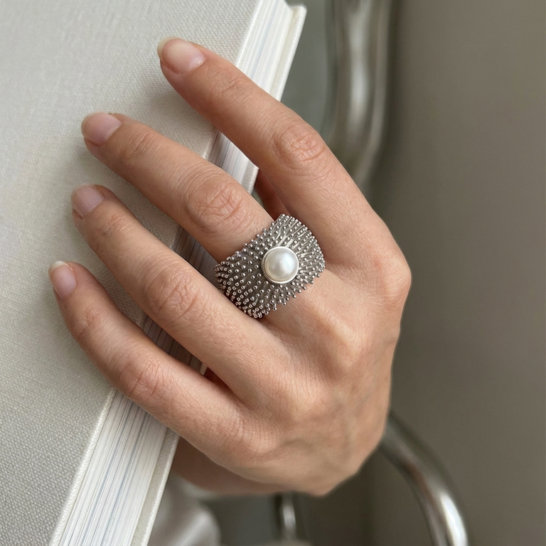 Ring DOTTERA mit Perle