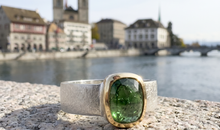 Ring ELTON 6×8 Grüner Turmalin