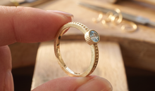 Ring SOLEA Blautopas