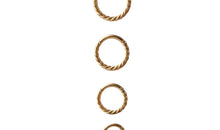 Segment Ring BASIC TWIST 1.1mm 18k Gold