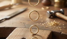 Segment Ring BASIC TWIST 1.1mm 18k Gold