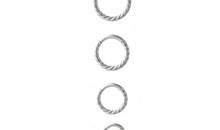 Segment Ring BASIC TWIST 1.1mm 18k Gold