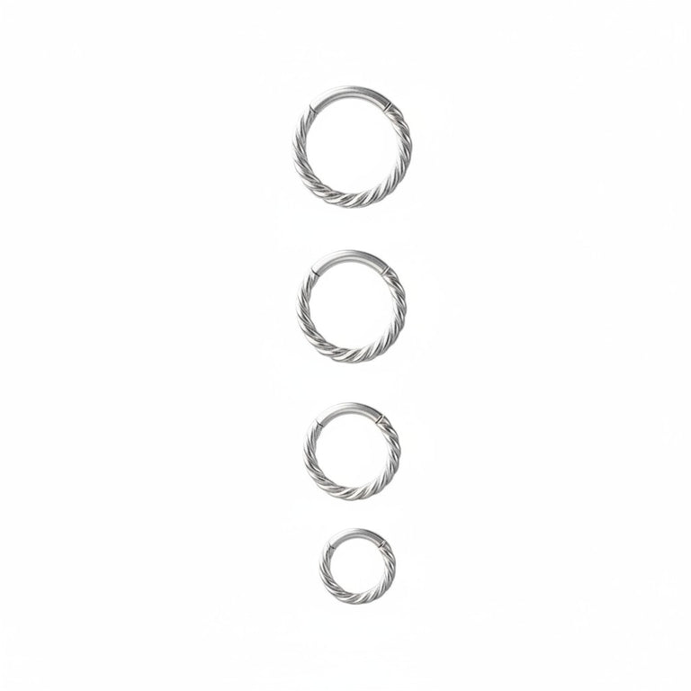 Segment Ring BASIC TWIST 1.1mm 18k Gold