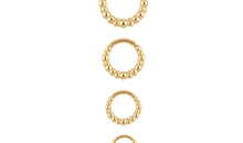 Segment Ring BASIC Bubble 1.1mm 18k Gold
