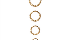 Segment Ring BASIC Bubble 1.1mm 18k Gold