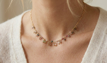 Gliederkette mit kleinen Multiturmalinen