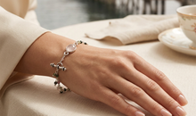 Multiturmalin und Rosenquarz Armband