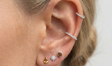 Ohrstecker DROPS Citrin 3 X 5 mm