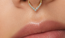 Titan G23 Septum Clicker mit Zirkonia – 1.2 mm / 10 mm