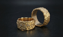 TERRANA – Statement Ring 10 mm mit Diamanten