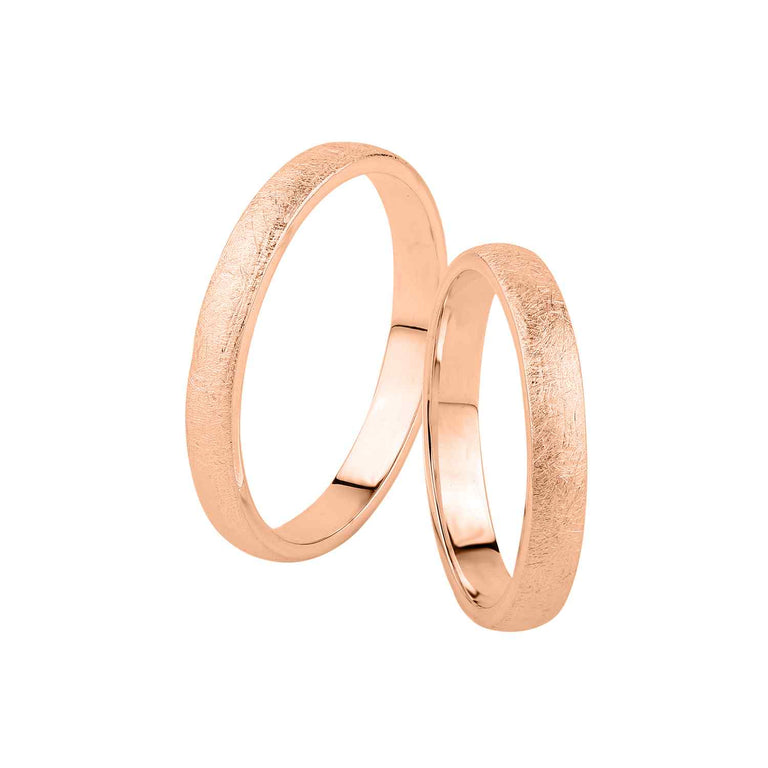 Ring COLIN 3 mm ice matt