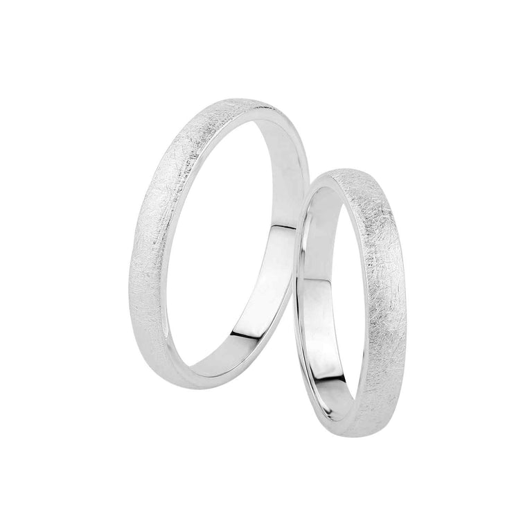 Ring COLIN 3 mm ice matt