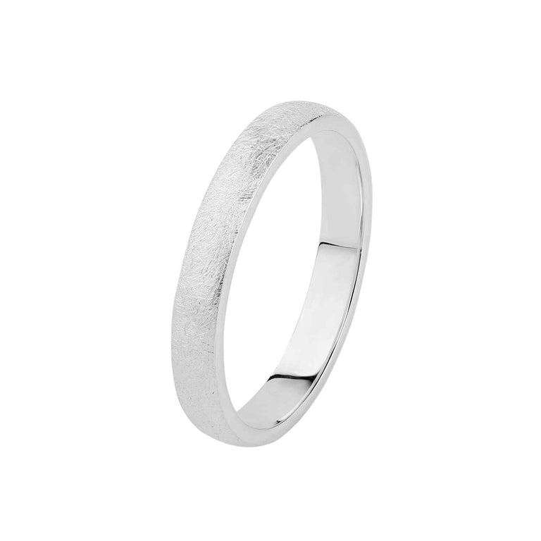 Ring COLIN 3 mm ice matt