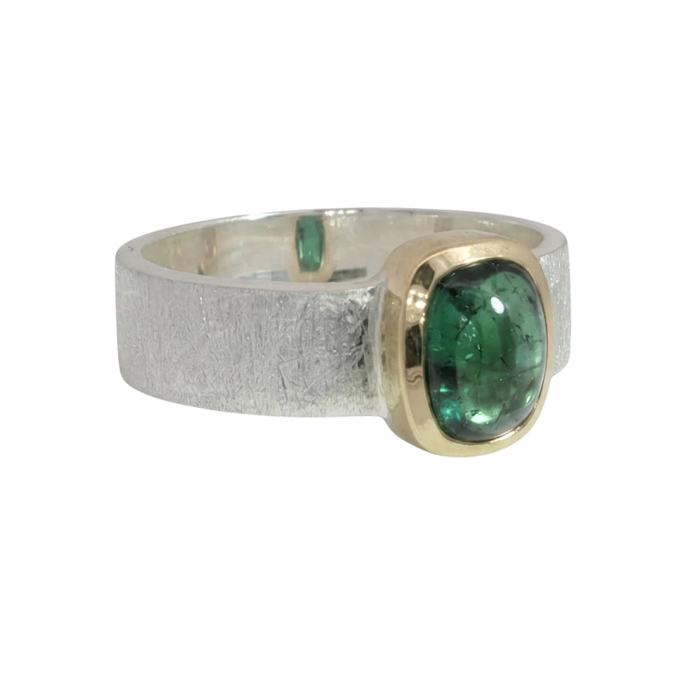 Ring ELTON 6×8 Grüner Turmalin