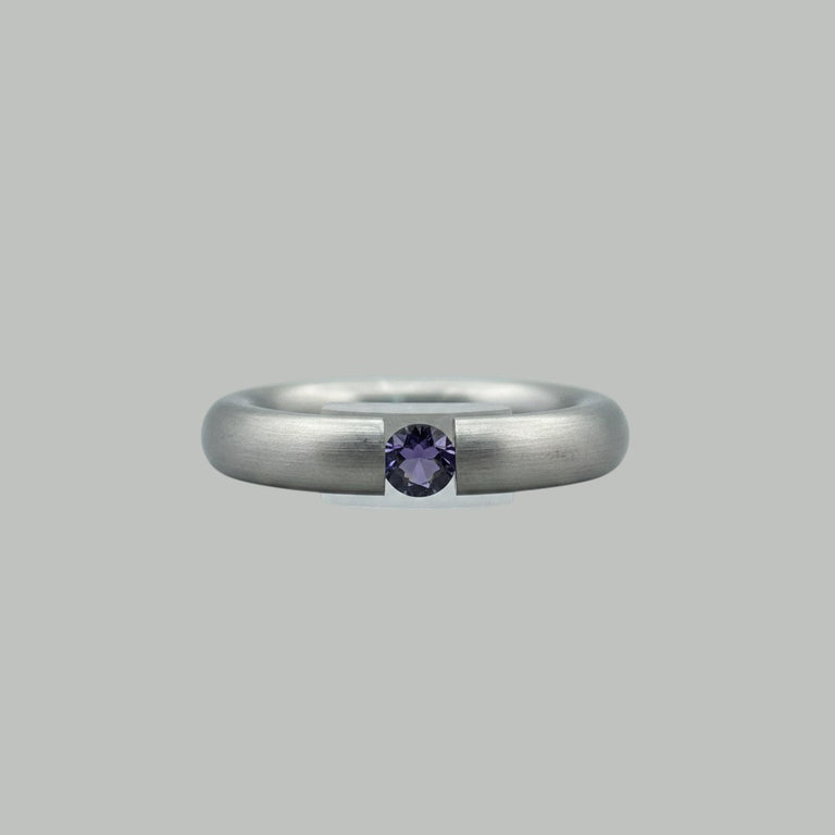 Pneu Ring Edelstahl mit Iolithe SALE