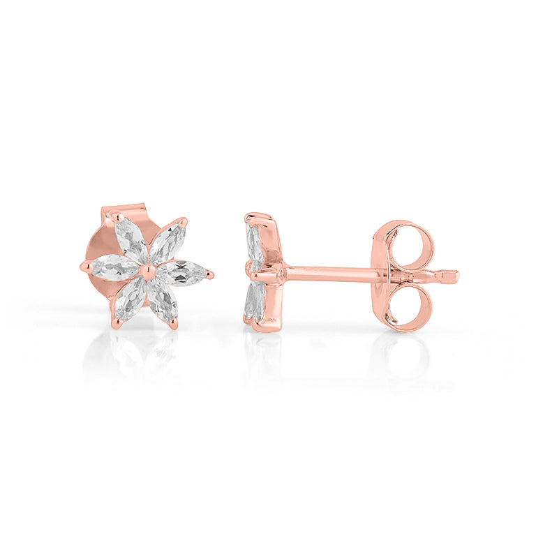 Ohrstecker JUSTINA mit Topas