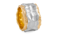 Ring MARIUS Bicolor 18mm Silber