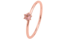 Ring  MINI BRIANA  mit rosa Turmalin 3mm 18k Gold