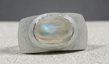 Unikate Ring NADINE – 925 Sterling Silber, Mondstein