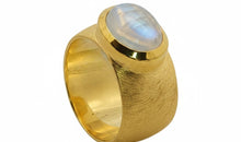 Unikate Ring NADINE – 925 Sterling Silber, Mondstein