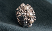Moving Ring SARINA Perlen 17 mm
