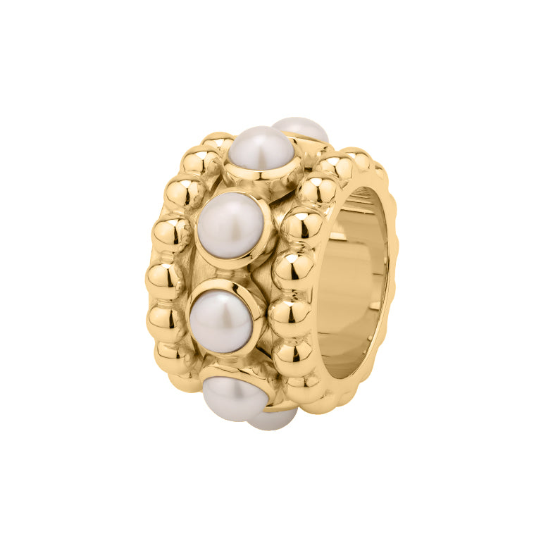 Moving Ring SARINA Perlen 17 mm