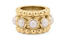 Moving Ring SARINA Perlen 17 mm