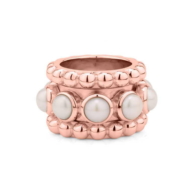 Moving Ring SARINA Perlen 17 mm
