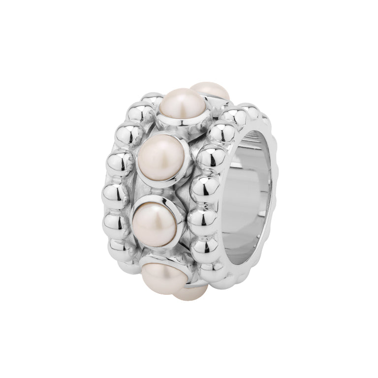 Moving Ring SARINA Perlen 17 mm