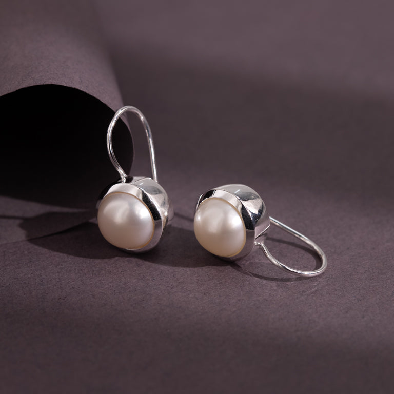 Ohrringe KAROLA 10 mm mit Perlen